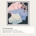 Very Easy Knit Baby Cardigans- 3 Styles- DK/8Ply - 19-21" chest- Knitting Pattern