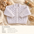 Baby Cable jackets Cardigans- 2 styles -DK (8ply)- Easy Knit- Instant download- Birth-5 years PDF Knitting Pattern