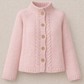 Womens Cable Cardigan Knitting Pattern PDF Top Down Raglan S–XXXL