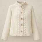 Womens Cable Cardigan Knitting Pattern PDF Top Down Raglan S–XXXL