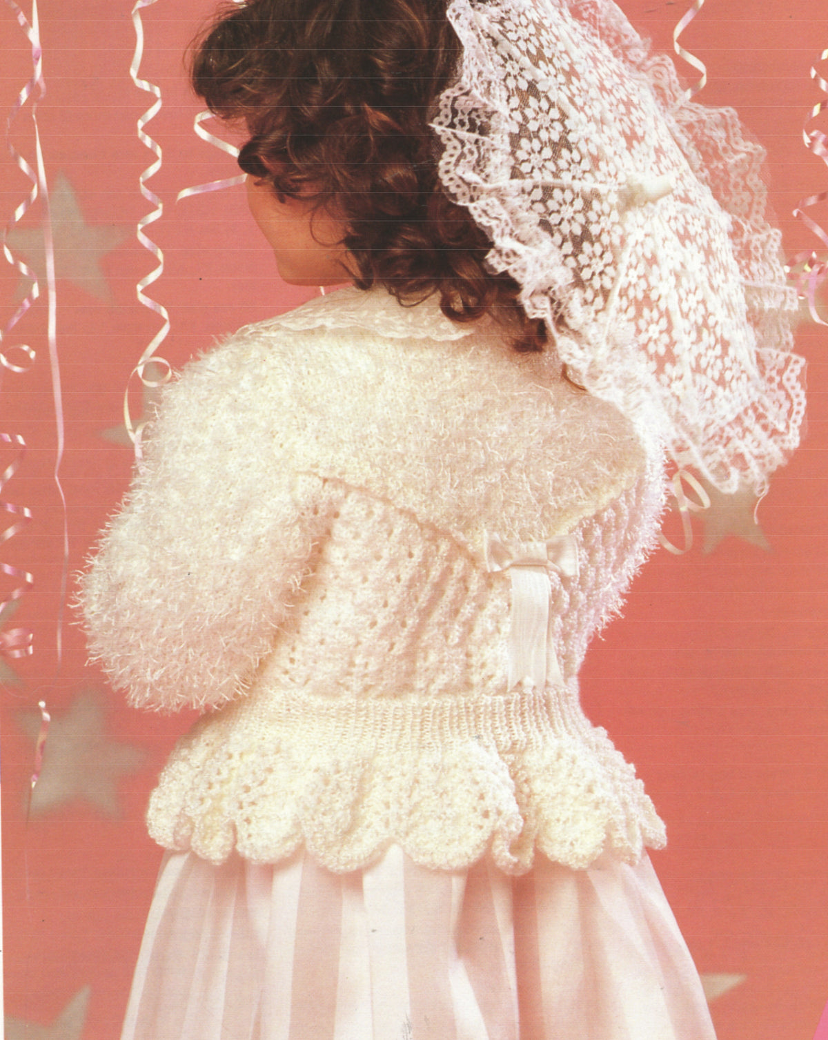 Girl's Peplum Cardigans  8 DK Ply wool 1-11yrs  (20 - 30"  4 designs Knitting Pattern Download PDF
