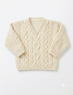 Baby Child Cable Sweater & Slipover DK Knitting Pattern 16–28in