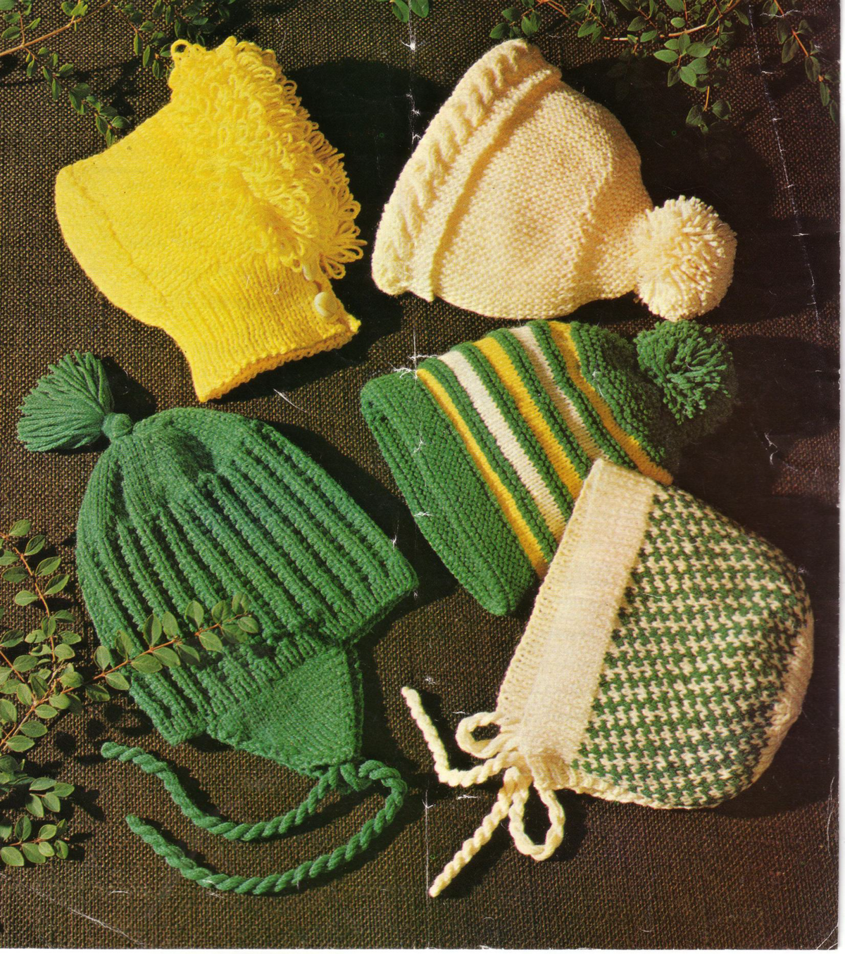 Knitting Pattern PDF – Easy Knit Hats, Multiple Styles (16-18 inch head)
