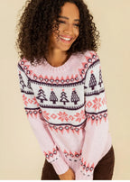 Fair Isle Ski Jumper Sweater, Aran Knit Pattern (PDF Download)