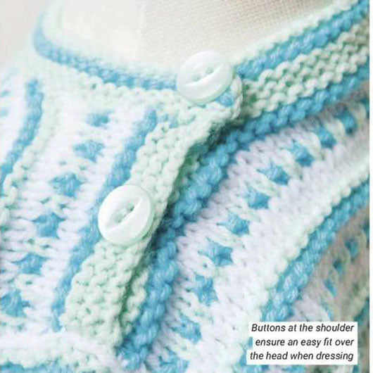 Baby & Toddler Fair Isle Jumper Knitting Pattern – DK – 0–3 Years – PDF