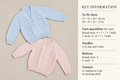Baby Toddler Knit Sweater Pattern: DK 8ply (20-26" chest)