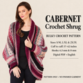 Woman's Crochet Shrug style Cardigan-Crochet up in Bulky- Chunky 12 ply yarn- Download PDF Crochet Pattern- see images for more information