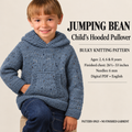 Child's Easy Kangaroo Pocket Hooded Sweater- Jumper- Boy- Girl- Knitting Pattern - Chunky- Bulky (12 ply) Download-26.5"-33" chest (2-8 yrs)