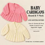 Baby Matinee Jackets 4 ply chest 18-20 inches, vintage Knitting pattern