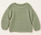 Easy Garter stitch woman's loose fit slouchy sweaterChunky Jumper Knitting Pattern PDF | Super Chunky Sweater | Garter Stitch | Sizes 8–18 | 12mm Needles
