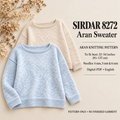 Easy Women’s Aran Jumper Knitting Pattern PDF knitting pattern