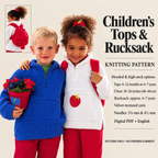 Childrens Chenille Raglan sweater - collar & Hooded sweater- Large front pocket and rucksack 18-26 Knitting Pattern PDF Download (6m - 7yrs)