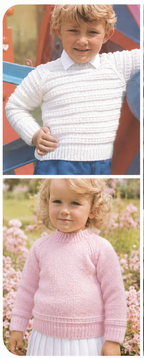 Baby Toddler Knit Sweater Pattern: DK 8ply (20-26" chest) (Instant Download)