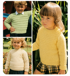 Baby Toddler Knit Sweater Pattern: DK 8ply (20-26" chest) (Instant Download)