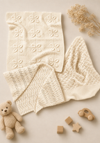 Vintage Pram &amp; Cot covers Knitting pattern *4 ply Fingering yarn needed* Knitting pattern