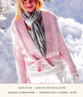 Woman's Super Chunky long & short sleeved easy knit Tie front Cardigans Super Bulky 14 ply yarn-32"-42" chest- Quick knit