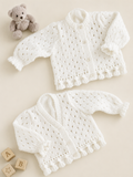 Baby Child Cardigans Knitting Pattern DK 0–6 Years PDF