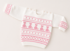 PDF Knitting Pattern Boys Girls Cat Fair Isle Intarsia Sweater/Jumper DK 19 - 23