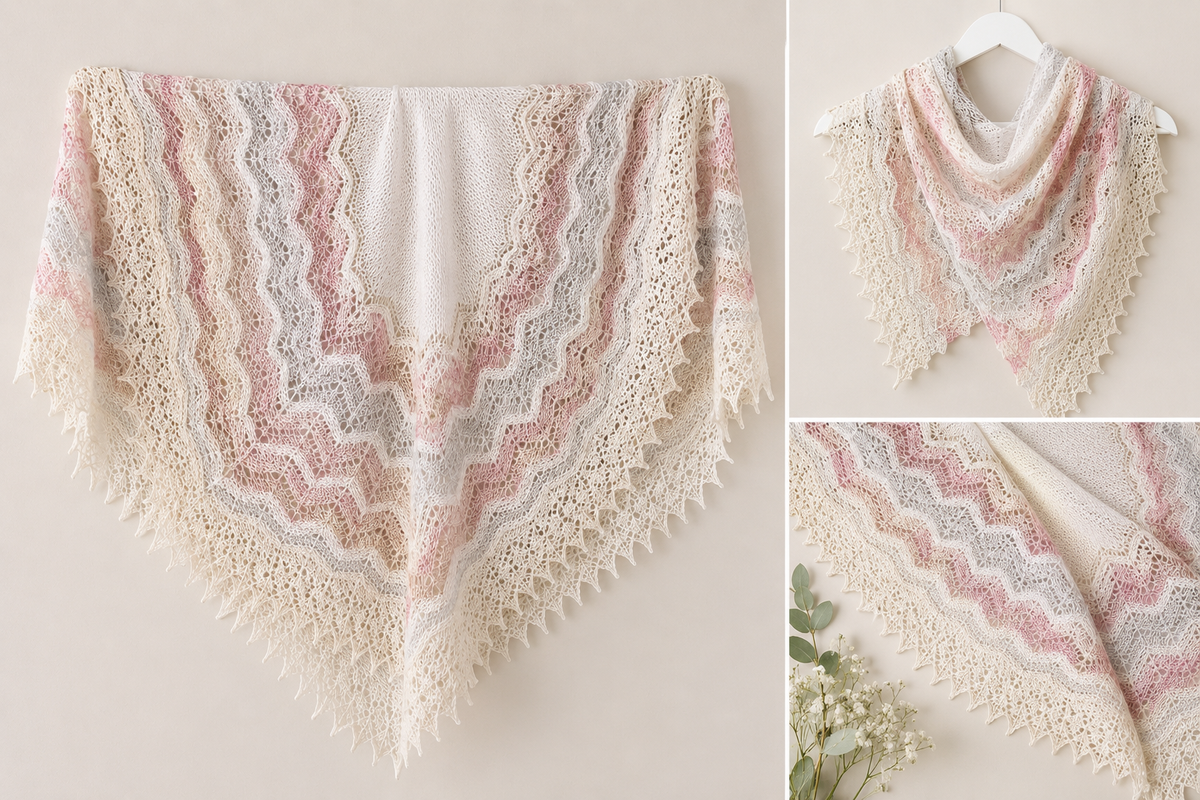 Square Vintage Baby Shetland Shawl - Blanket Traditional Baby New Baby Knitting Pattern-2ply wool PDF Instant download PDF