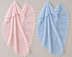 Vintage  Baby Shawl Knitting Pattern PDF 1950s -Square Christening, knitted in fingering wool 60" Square- English Only