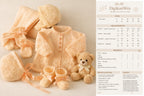 Vintage baby boy girl Pram outdoor set, jacket leggings hat mitts & Bootees in 4ply Knitting Pattern