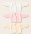 Baby Child Cardigans & Bolero Aran Knitting Pattern 16–26"