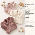 Easy Super Chunky Sweater & Cardigans Pockets Long sleeves Boys Girls 22" - 34" Super Chunky Super Bulky Knitting Pattern PDF download