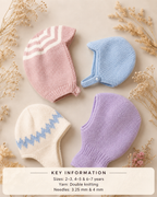 Balaclava &amp; winter hats Boys Girls ~ DK 8ply  Wool Knitting Pattern