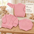 Vintage Baby Cardigan  Sweater and Pants 3ply. (PDF Download) 21-22" chest