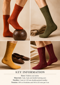 Vintage Family Socks Knitting Pattern, Ribbed & Lace (PDF Download)