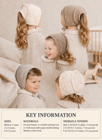 Child's winter hats-Vintage, willie winkie hats caps - Knitted  DK 8ply  Light worsted- Ages 5-05 yrs Knitting pattern Download PDF (Copy)