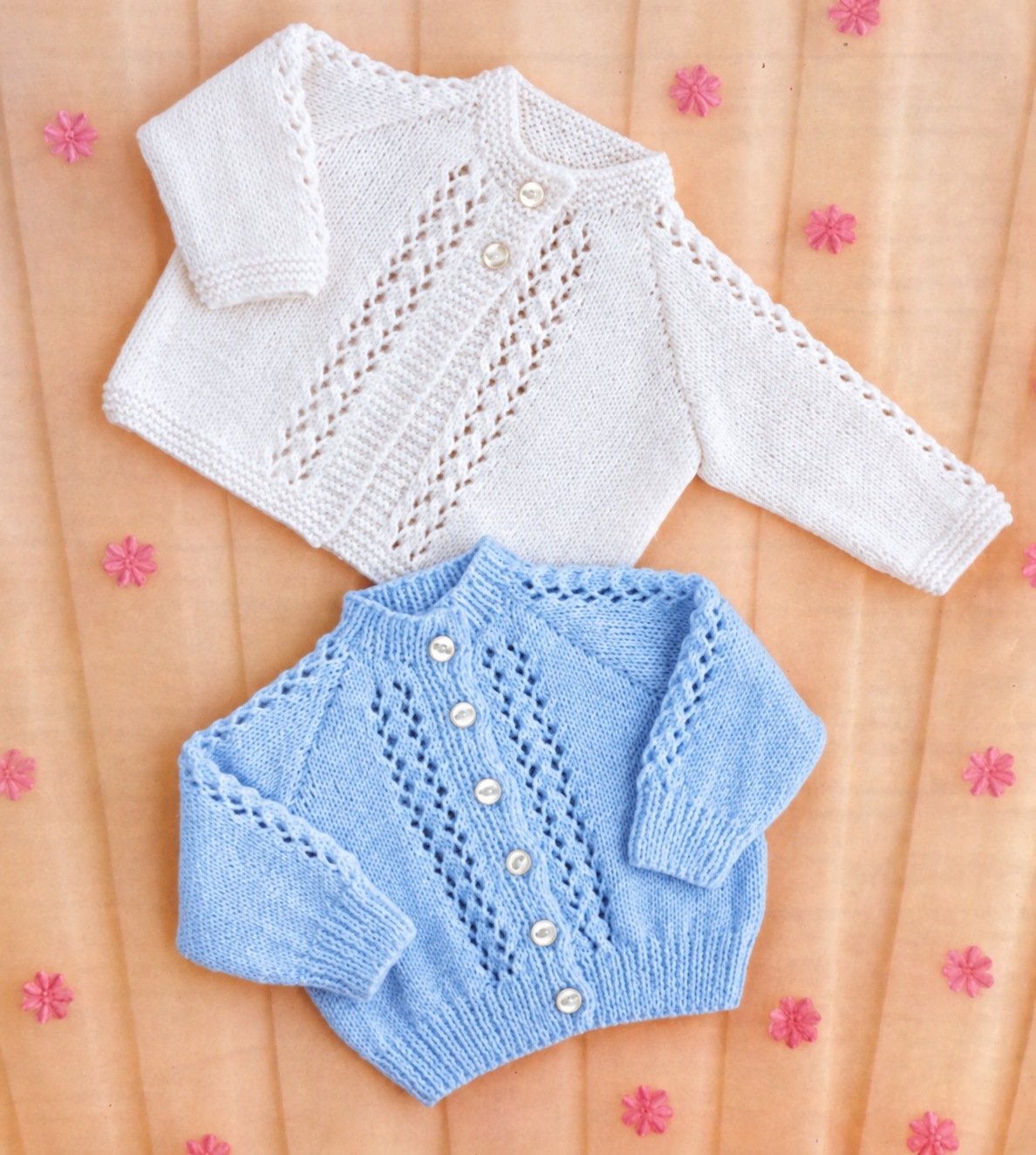 Vintage Baby Matinee Coat Knitting Pattern, Easy Knit, 4 Ply (PDF Download)