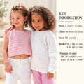 Girl's Crochet Cropped Summer Top and- Cardigan- DK Wool/8ply-or 4ply Download PDF 22/32 Chest- Crochet pattern