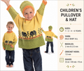 Childs  Icelandic, Elephant  sweater-Jumper and Cap-Hat - Knitting Pattern, ,Instant Download PDF- see images for further information