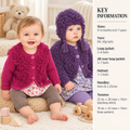 All Over Loopy Jacket or with Stocking Stitch Sleeves & Loopy Helmet 16 -26" ~ DK Wool 8ply Light Worsted Knitting Pattern pdf Download