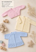 Vintage Baby Matinee Coat Knitting Pattern, Easy Knit (PDF Download)