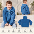 Boys  Crochet Kangaroo Pocket  Hooded sweater- Jumper Crochet Pattern Aran 10 ply Worsted 4# wool- Download PDF 26-32" chest