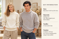 Man & Womans Easy Raglan Round Neck sweater Chunky- Bulky 12ply yarn- 30-42" chest Knitting pattern Download PDF- Knits up quick- Easy