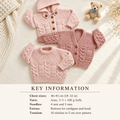 Boys Girls Hooded Jacket Cable Sweater & Cardigan Knitting Pattern  Worsted/ Aran/ 10ply 18 - 32"