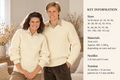 Easy Beginers Ladies /Woman's Mans Ribbed V Necked Jumper- Sweater  Aran Knitting Wool/10 Ply-Download PDF KNITTING Pattern