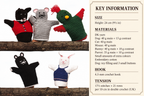 Vintage Crochet Toy Glove Puppets Pattern, Animals (PDF Download)