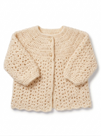 Baby Matinee Coat Crochet Pattern DK 18–20 inch Chest PDF