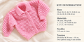 Baby Easy Cardigan collar~jumper & Cross over Cardigan Knitting Pattern -DK-8ply(Light Worsted yarn)  Download PDF -14-24" Blackberry Stitch