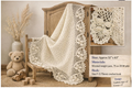 Victorian Lace Afghan Blanket -Vintage Crochet Pattern Worsted Weight 10 ply- Crochet pattern download PDF- English 52" x 83"