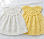 Girls Vintage Crochet Dress  & Shoes - Yoked top- party dress Summer dress  18 - 21" Crochet Pattern- Download PDF gorgeous