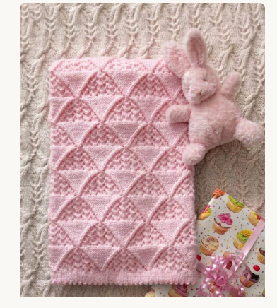 Baby Blanket Knitting Pattern PDF | 4 Pram & Cot Blanket Patterns | DK Baby Blanket | Lace Cable Garter Stitch Knitting