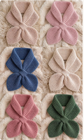 Very Easy Keyhole Neckwarmer in Garter Stitch beginner Project - Aran