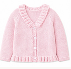 Girls Cardigan Knitting Pattern PDF, V Neck & Collared Cardigan, DK, 1–12 Years