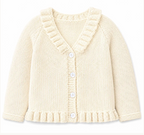 Girls Cardigan Knitting Pattern PDF, V Neck & Collared Cardigan, DK, 1–12 Years