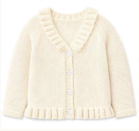 Girls Cardigan Knitting Pattern PDF, V Neck & Collared Cardigan, DK, 1–12 Years